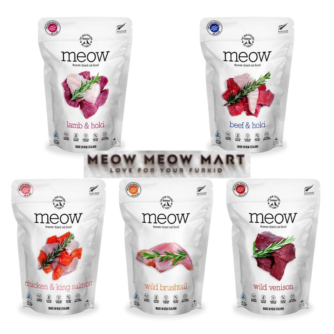 Meow freeze dried cat food online