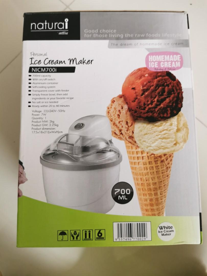 Natural ice deals cream maker