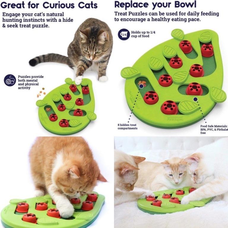 Nina Ottosson Buggin Out Puzzle & Play - Interactive Cat Treat Puzzle Toy Level 2 by Petstages BM1423 (Category: Homes & Other Pet Accessories) located in Singapore. Submitted by bloomingcart (Listing ID 1157271296, Image 3). Description: "📍Product Descriptions Size: 35 x 4.5 x 29 cm REPLACE YOUR BOWL: Replace your standard bowl and feed your cat from the puzzle to engage their natural hunting and foraging instincts. The puzzle holds up to 1/4 c