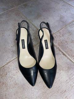 Ninewest Black Kitten Heels