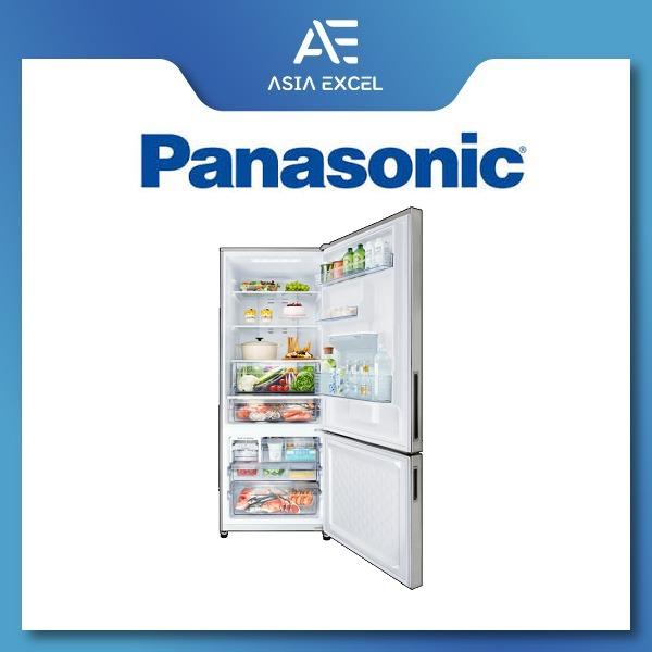 PANASONIC NRBX471GPSS 417L 2 DOOR BOTTOM FREEZER REFRIGERATOR WITH