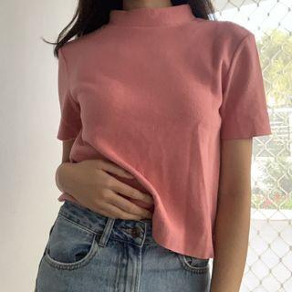 PINK WOOLEN TOP | size 6 au