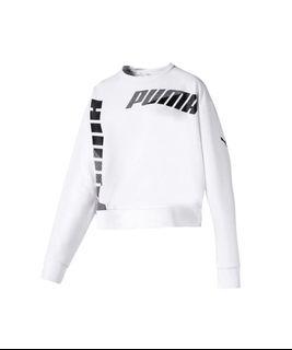 PUMA Sports Crewneck sweatshirt jumper - White - S BNWT