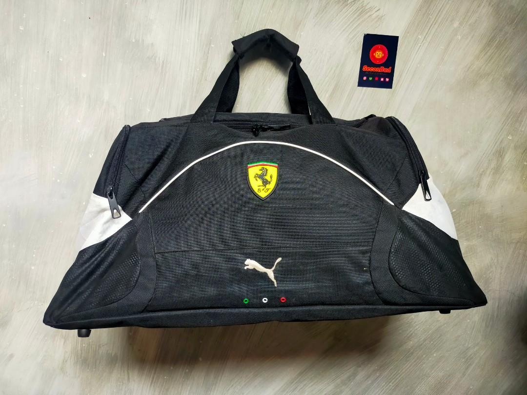 PUMA x FERRARI DUFFLE BAG, Fesyen Pria 