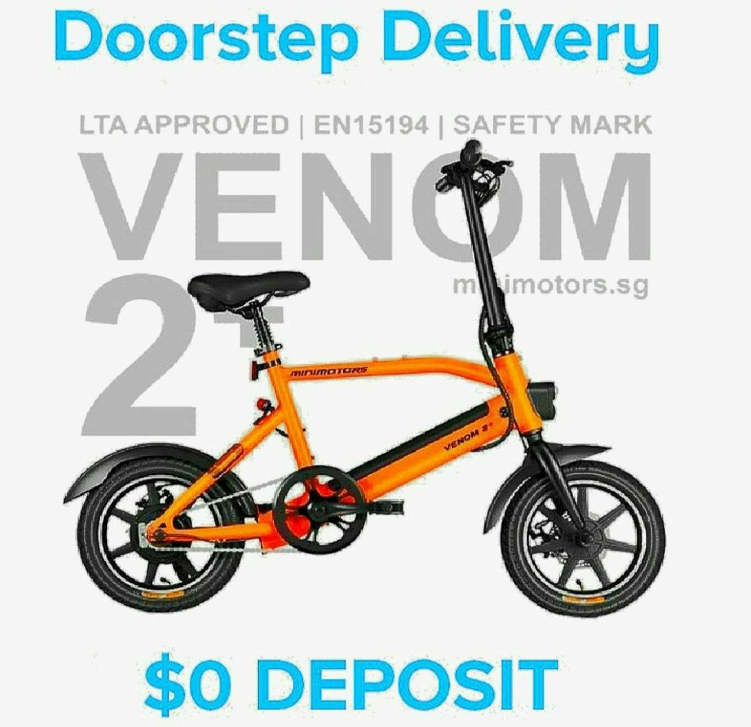 Rent eBike Rental Foodpanda GrabFood 5hours battery with Rack + Helmet