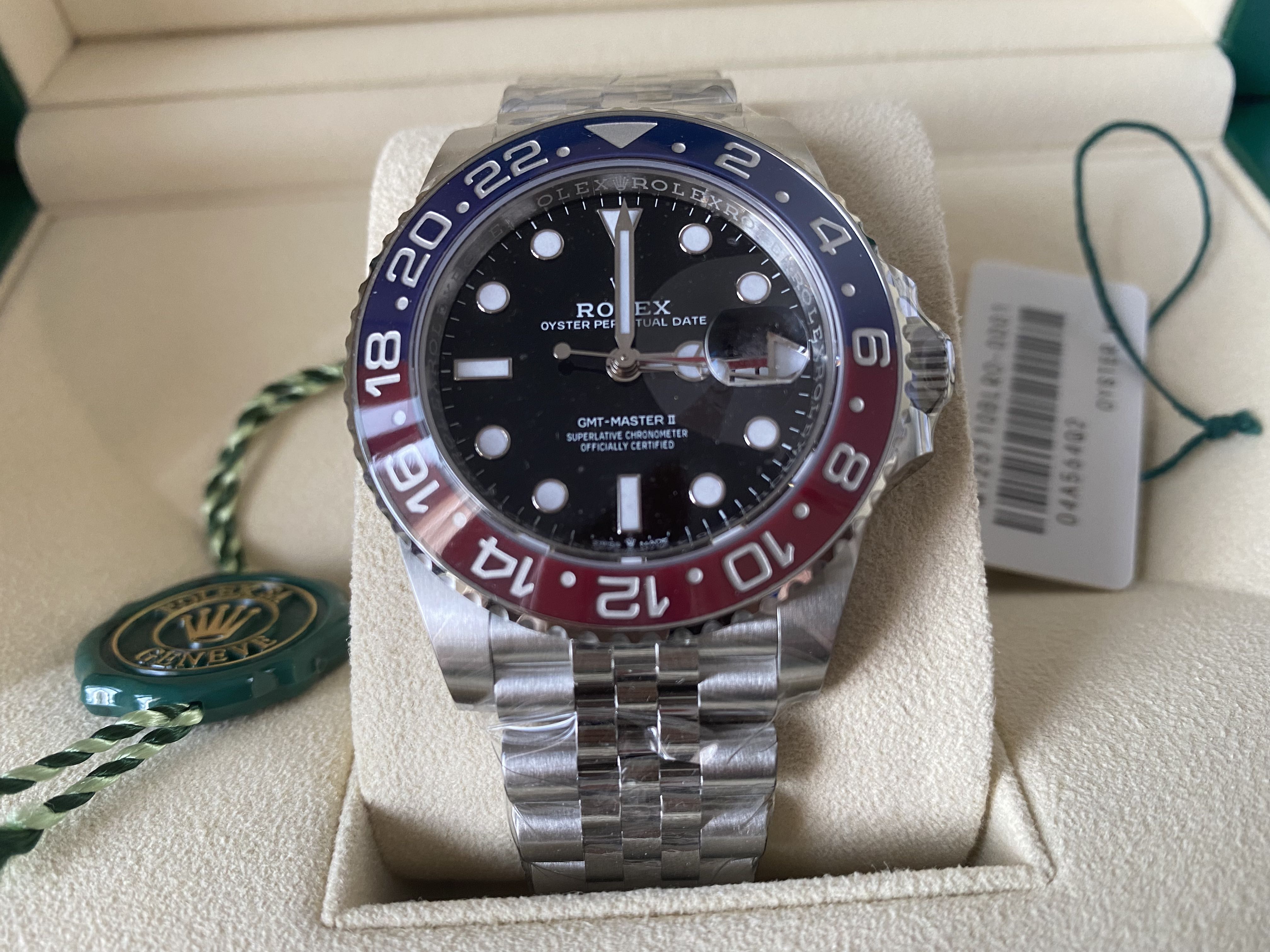 INSTOCK Rolex GMT Master II Pepsi 