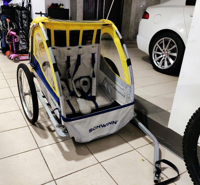 Schwinn double deals bike trailer