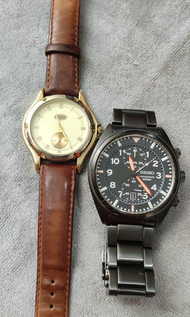 Seiko & Guess Watches, Luxury, Watches on Carousell