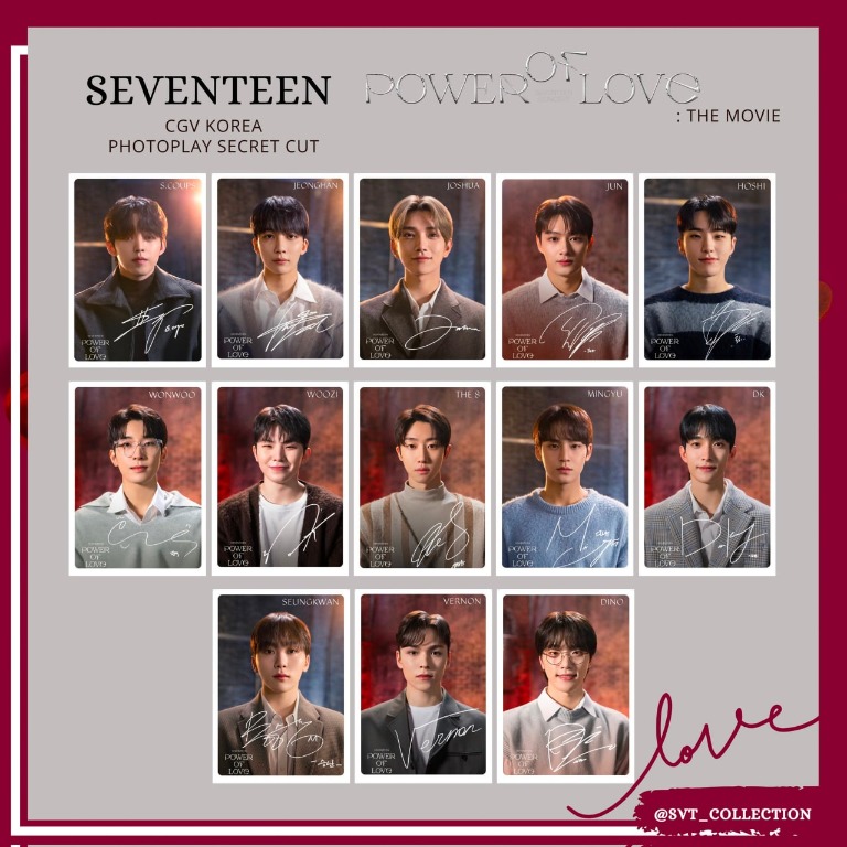 SEVENTEEN Power of love トレカ ウォヌ CGV 韓国 の通販 by
