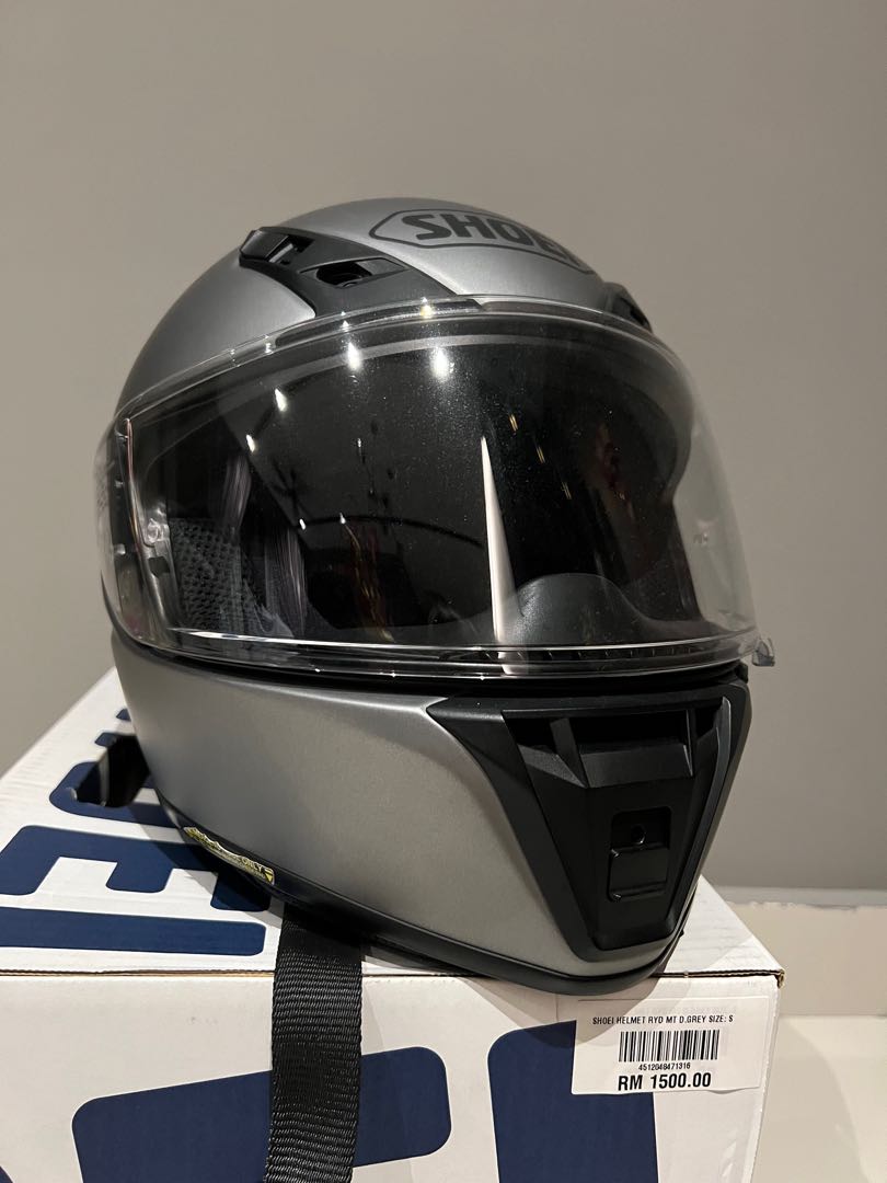 Shoei helmet dark grey, Auto 