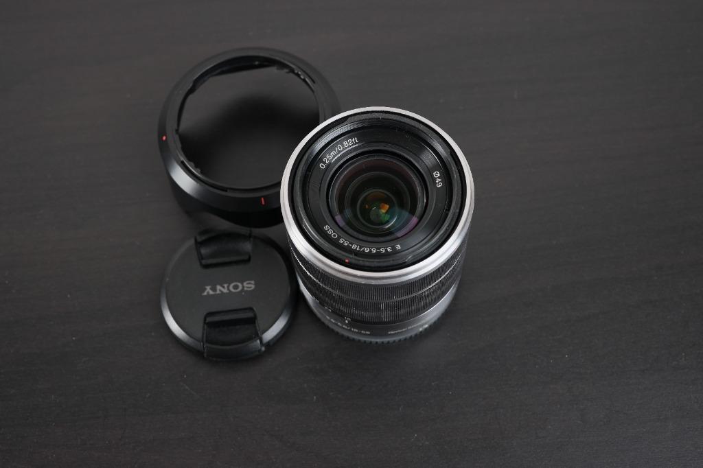 Sony E 18-55mm F3.5-5.6 OSS (SEL1855)NEX標準變焦鏡, 攝影器材, 鏡頭