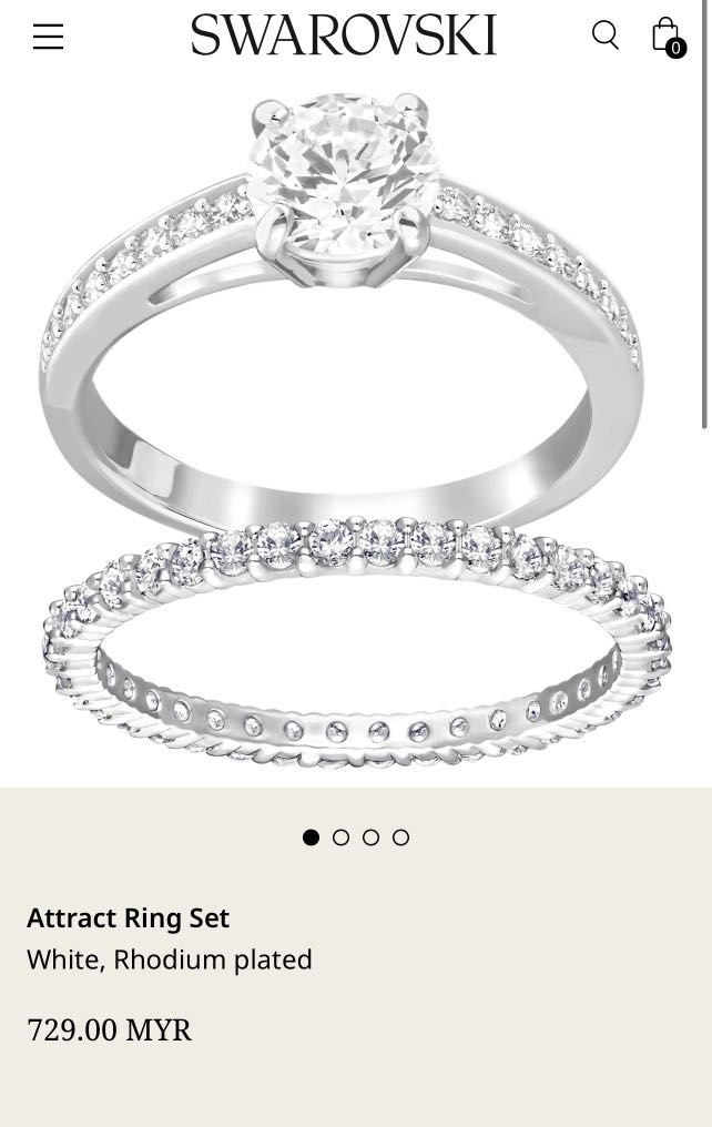 Swarovski ring clearance sets