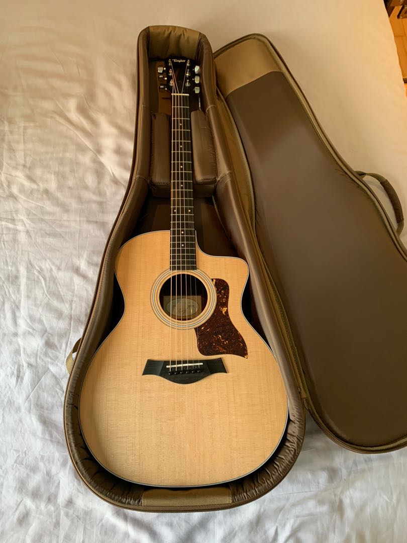 taylor 214 solid wood
