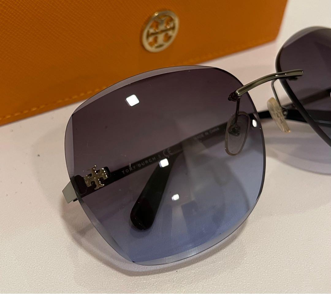 Tory Burch rimless gradient sunglasses Women s Fashion Watches Accessories Sunglasses Eyewear on Carousell