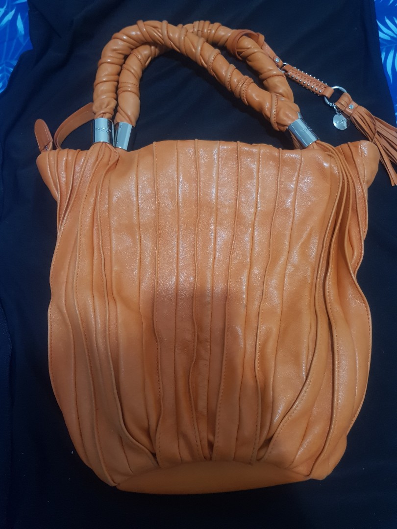 Tosca Blu orange shoulder bag, Women's Fashion, Bags & Wallets