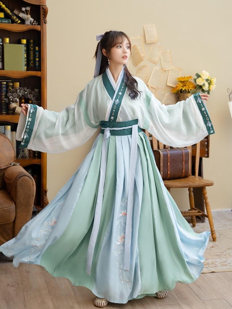 Simple chinese dress cheap