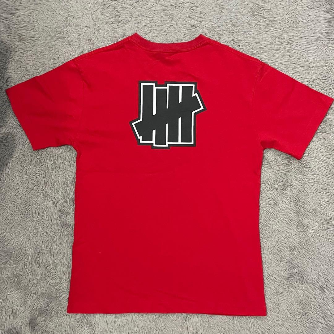 Undefeated logo tshirt red kaos merah 