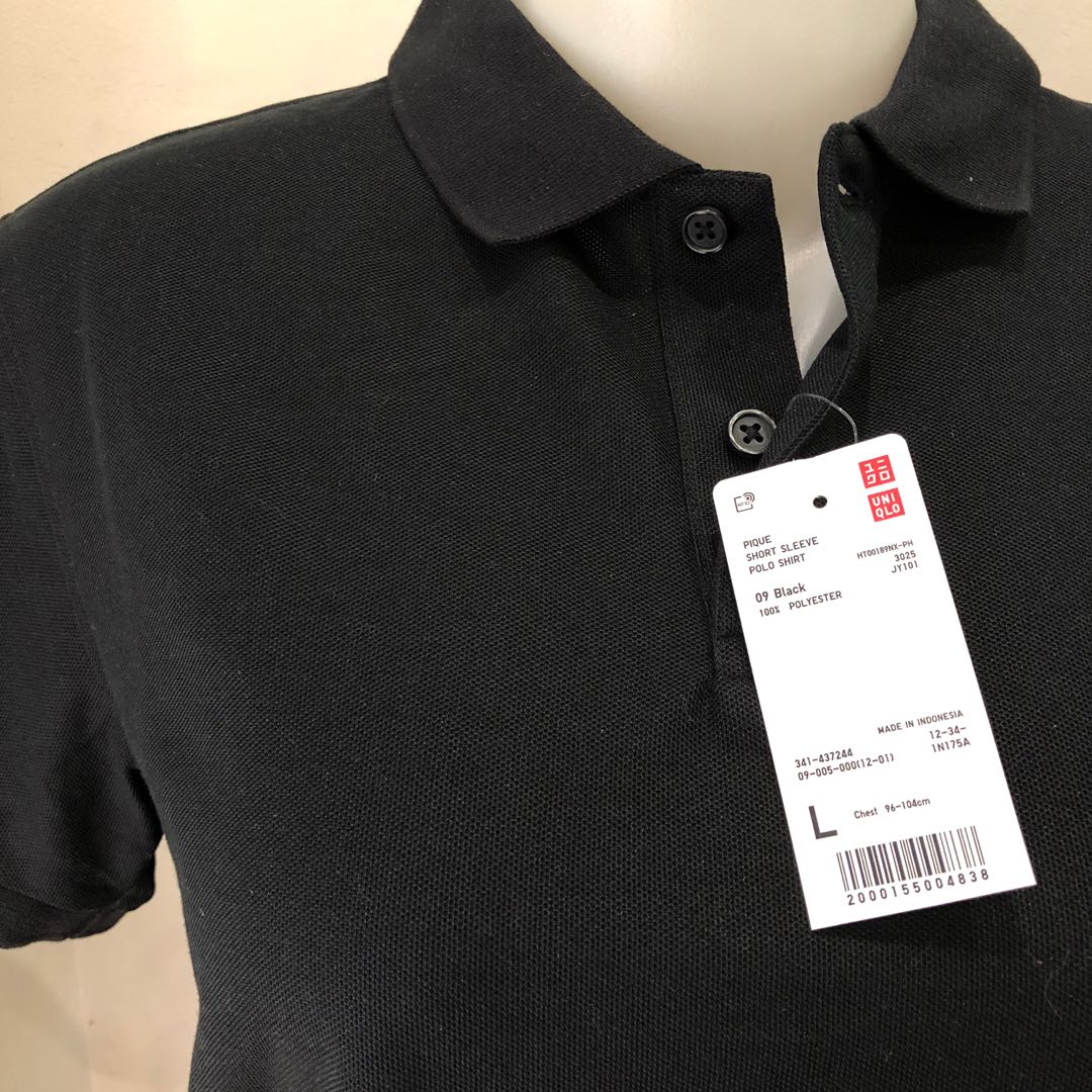 Uniqlo Black Polo Shirt, Men's Fashion, Tops & Sets, Tshirts & Polo ...