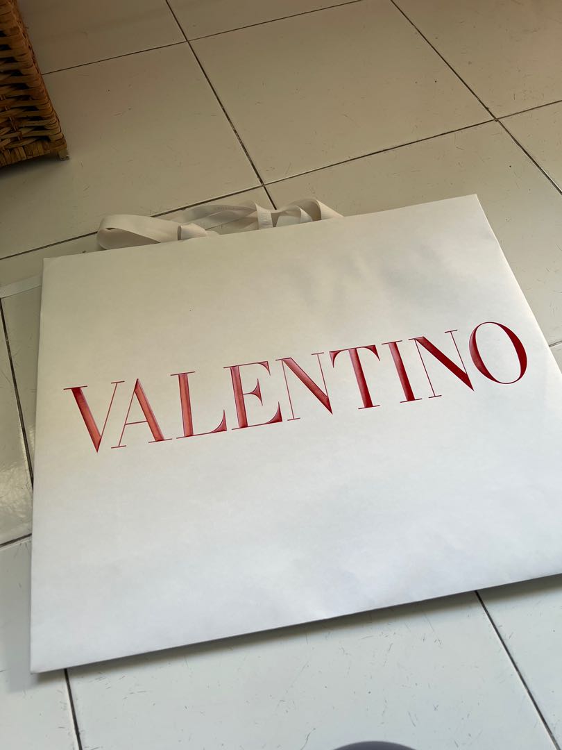 Valentino Paper Bag, Luxury, Bags & Wallets on Carousell