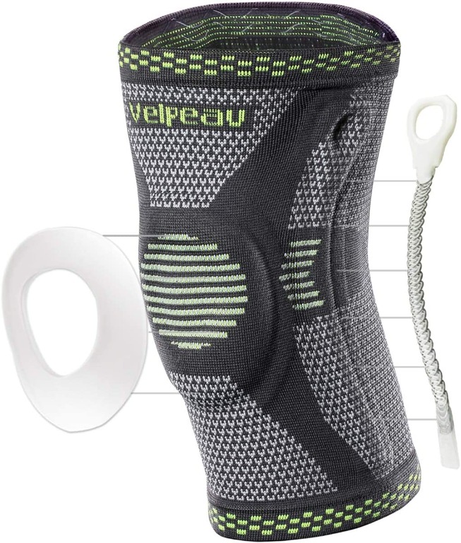 Velpeau Knee Brace - Best Knee Support with Patella Gel Pads & Side ...