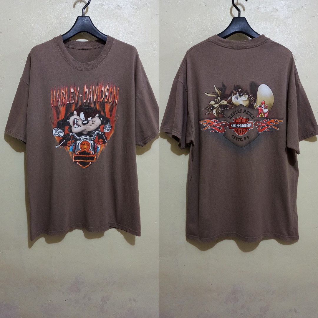 Harley davidson looney tunes shirt Clearance