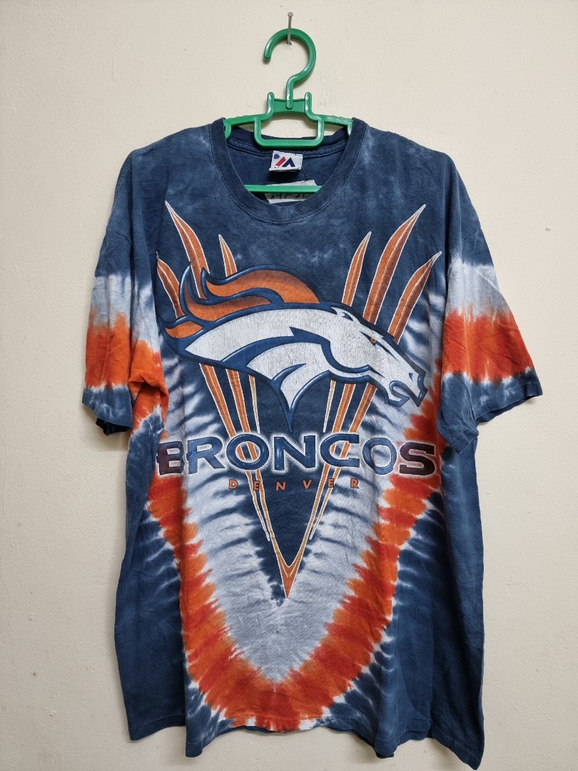 Denver Broncos Tie-Dye T-Shirt in size mens