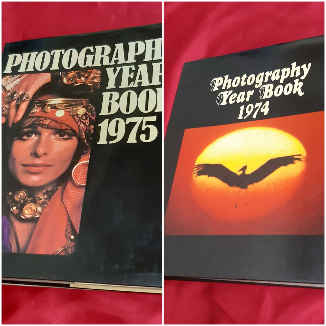 Vintage PHOTOGRAPHY 1974 & 1975 YEAR Books Collectible x2, Hobbies