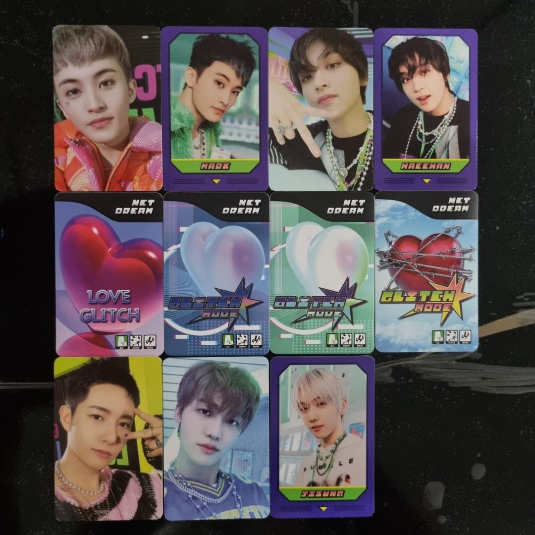 Nct Dream Jeno Glitch Mode Matching Game Card Set (2