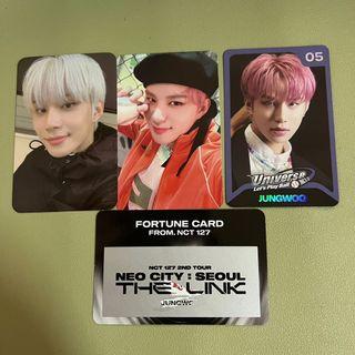 WTS NCT JUNGWOO GITD STICKER UNIVERSE TRADING CARD