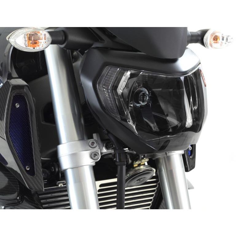 Yamaha MT 09 2017 2019 SP Headlight Protectors,dark Grey Tint made In The Uk 