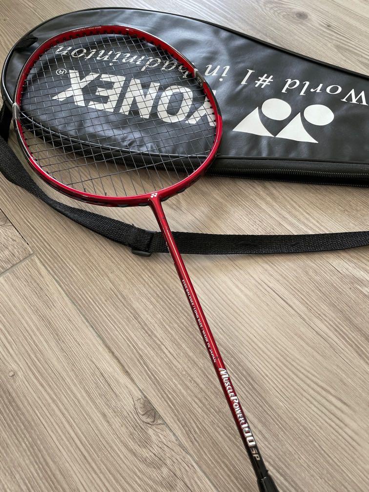 Yonex Muscle Power 100 SP 羽毛球拍, 運動產品, 其他運動配件- Carousell