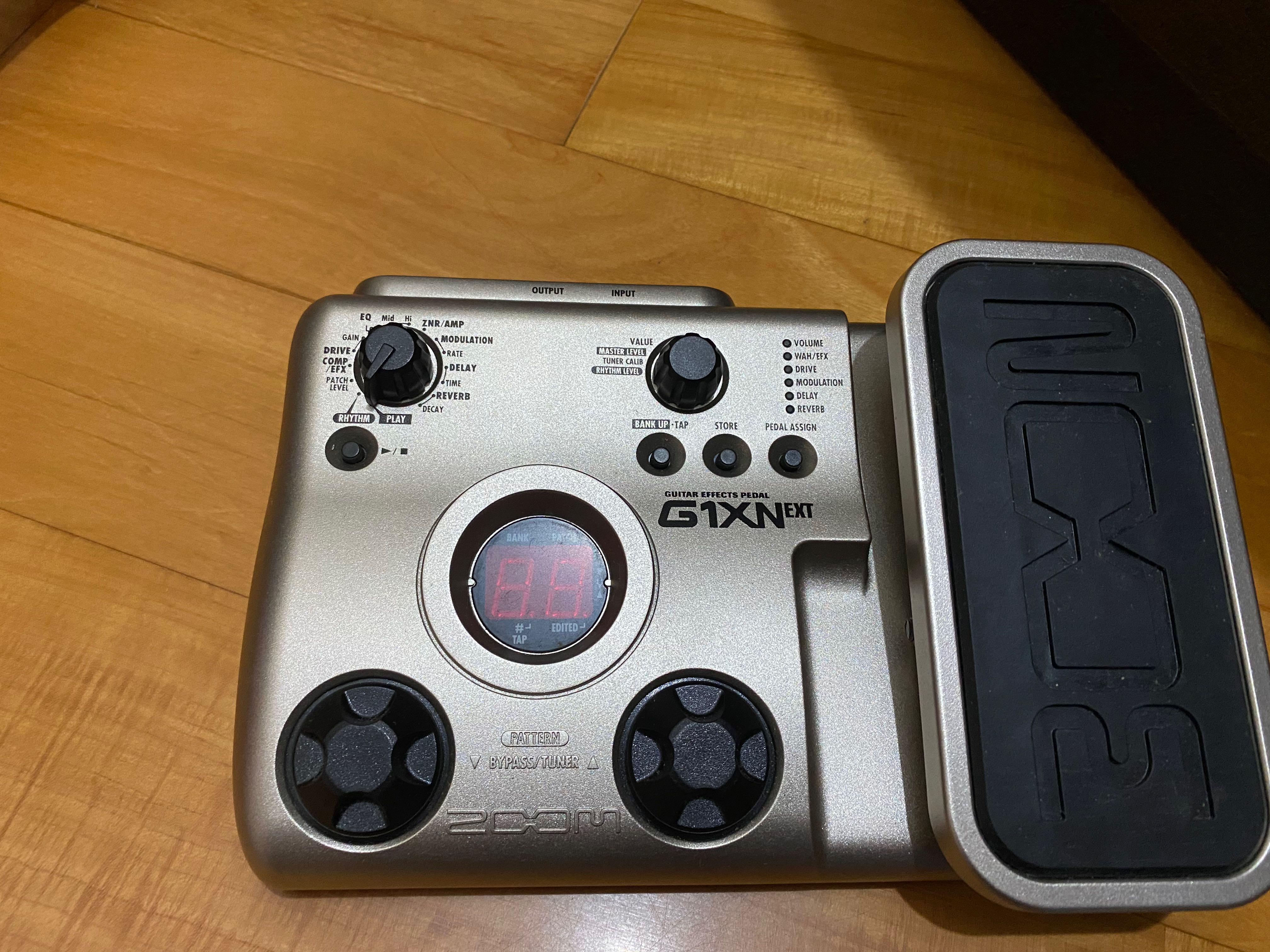 Zoom G1XN Guitar Multi Effects Pedal, 興趣及遊戲, 音樂、樂器& 配件