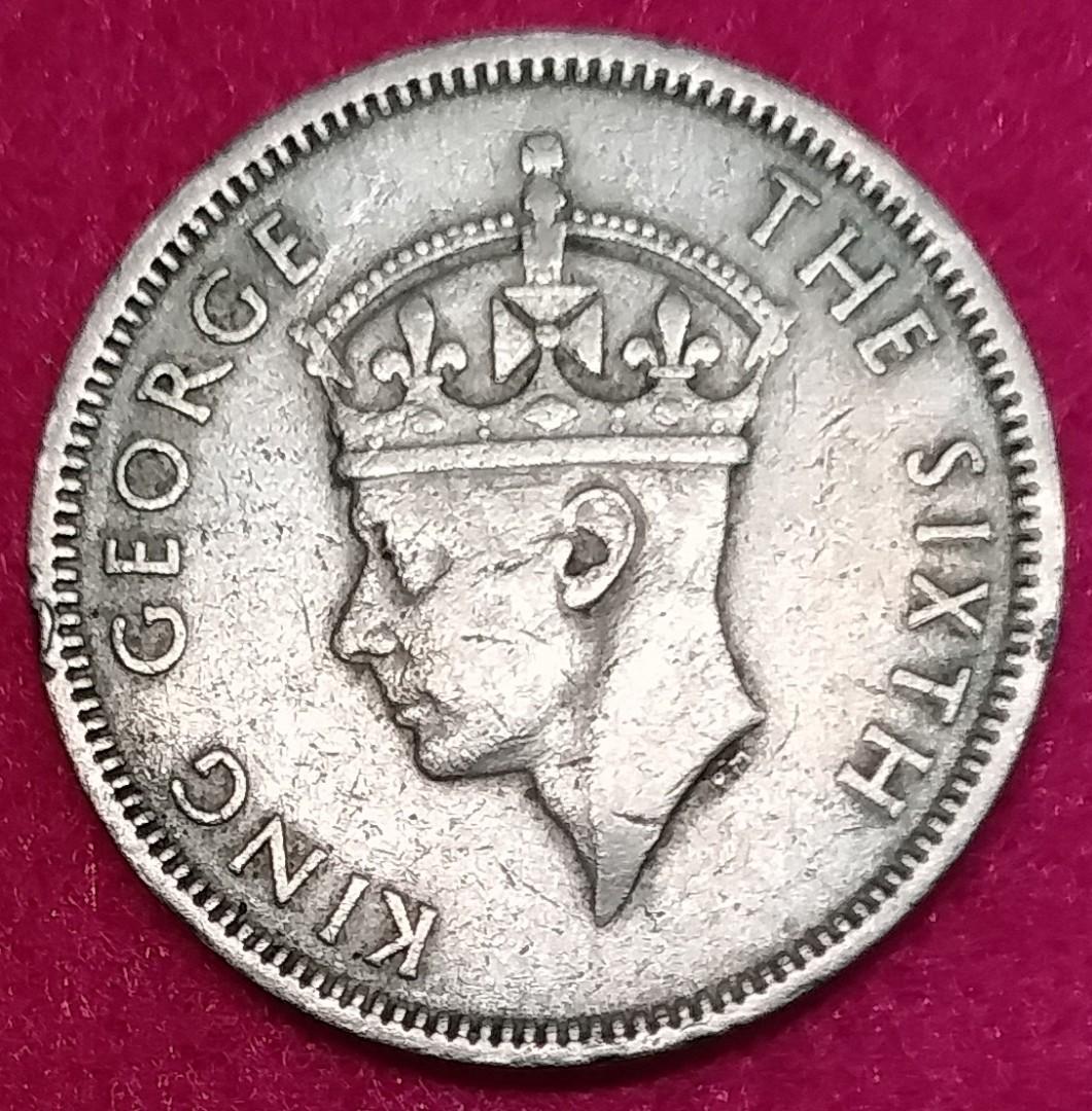 1951年香港英王佐治六世五毫子（097）, 興趣及遊戲, 收藏品及紀念品, 錢幣- Carousell