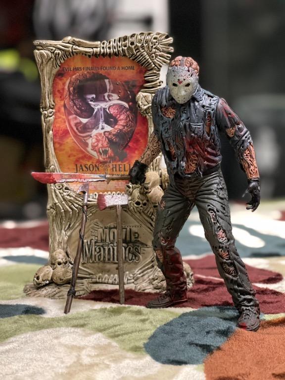 1998 Mcfarlane Movie Maniacs Series 1 FRIDAY THE 13th JASON GOES TO HELL  figure.