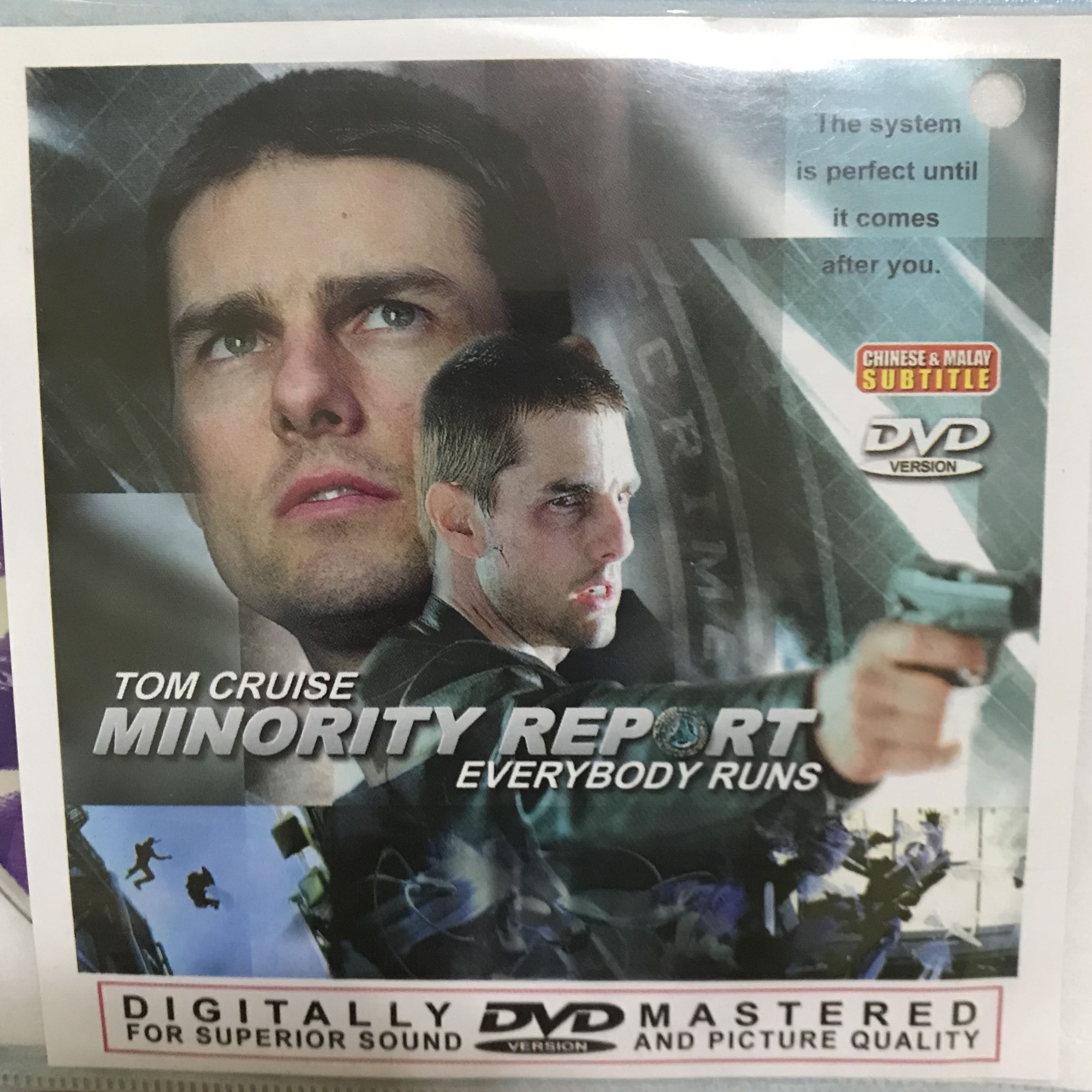 Special Offer - 2DVD•{DVD, VCD & CD} MINORITY REPORT (Tom Cruise