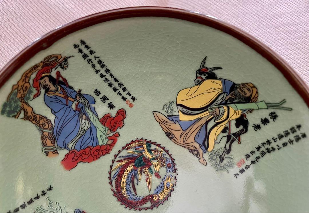舊瓷八仙人物圖紋碗（底款大清乾隆年制）, 興趣及遊戲, 收藏品及紀念品