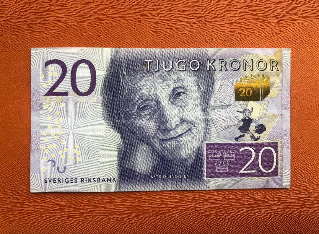 瑞典幣Kronor 20克朗, 興趣及遊戲, 收藏品及紀念品, 錢幣- Carousell