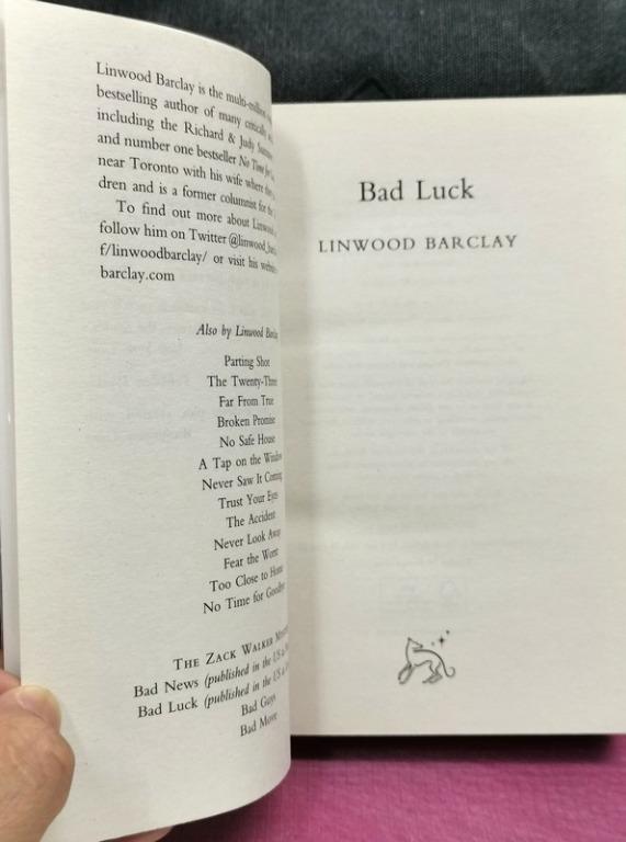 bad luck linwood barclay