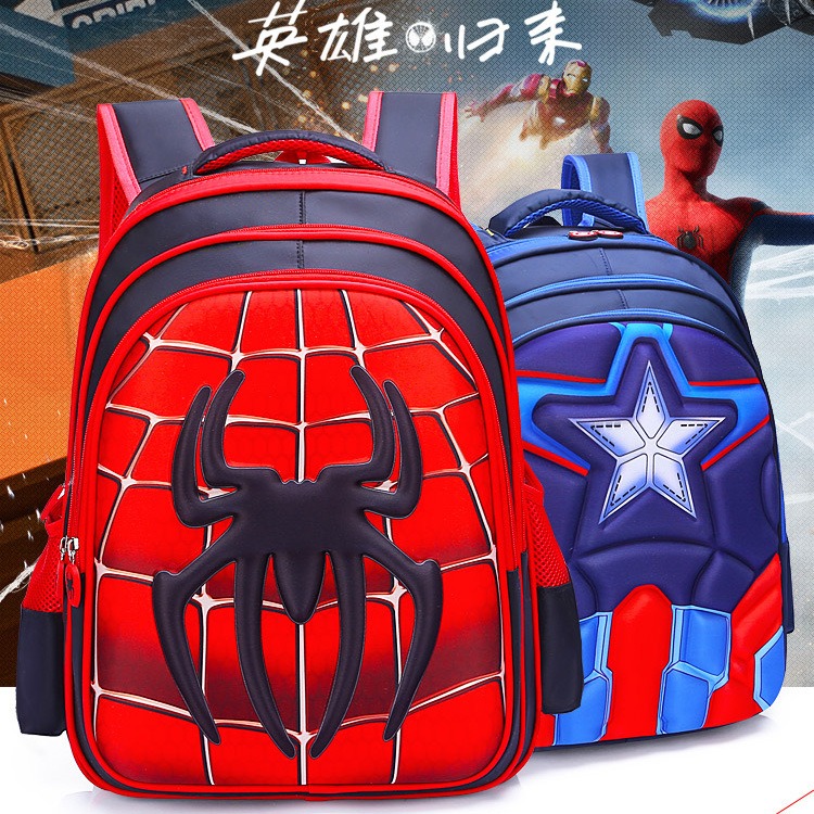 SG Ready Stock Kids Superhero Primary School Bag Backpack