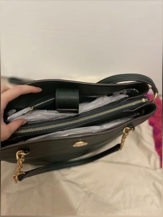 Tory burch mason triple compartment satchel outlet