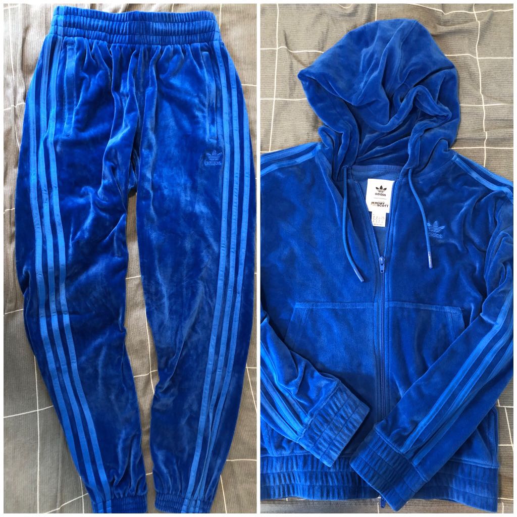 Adidas Original Jeremy Scott Full Zipped Hoodie Joggers Pants