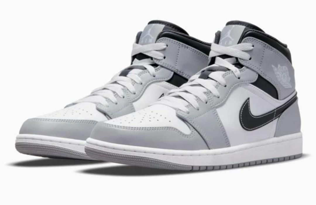 Air Jordan 1 mid light smoke grey, Men's Fashion, Footwear, Sneakers on  Carousell