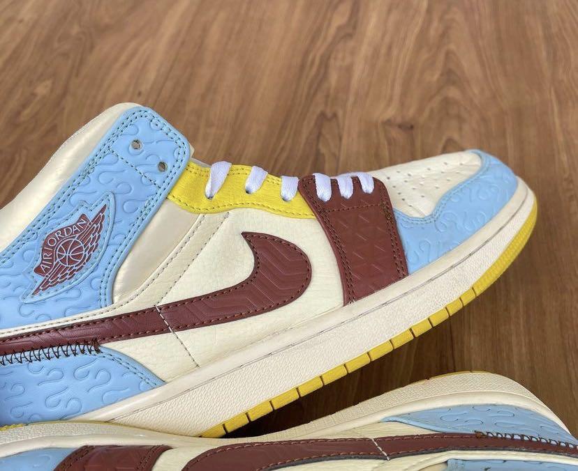 Sepatu Air Force One Maison Chateau Rouge Nike Air Jordan Mid