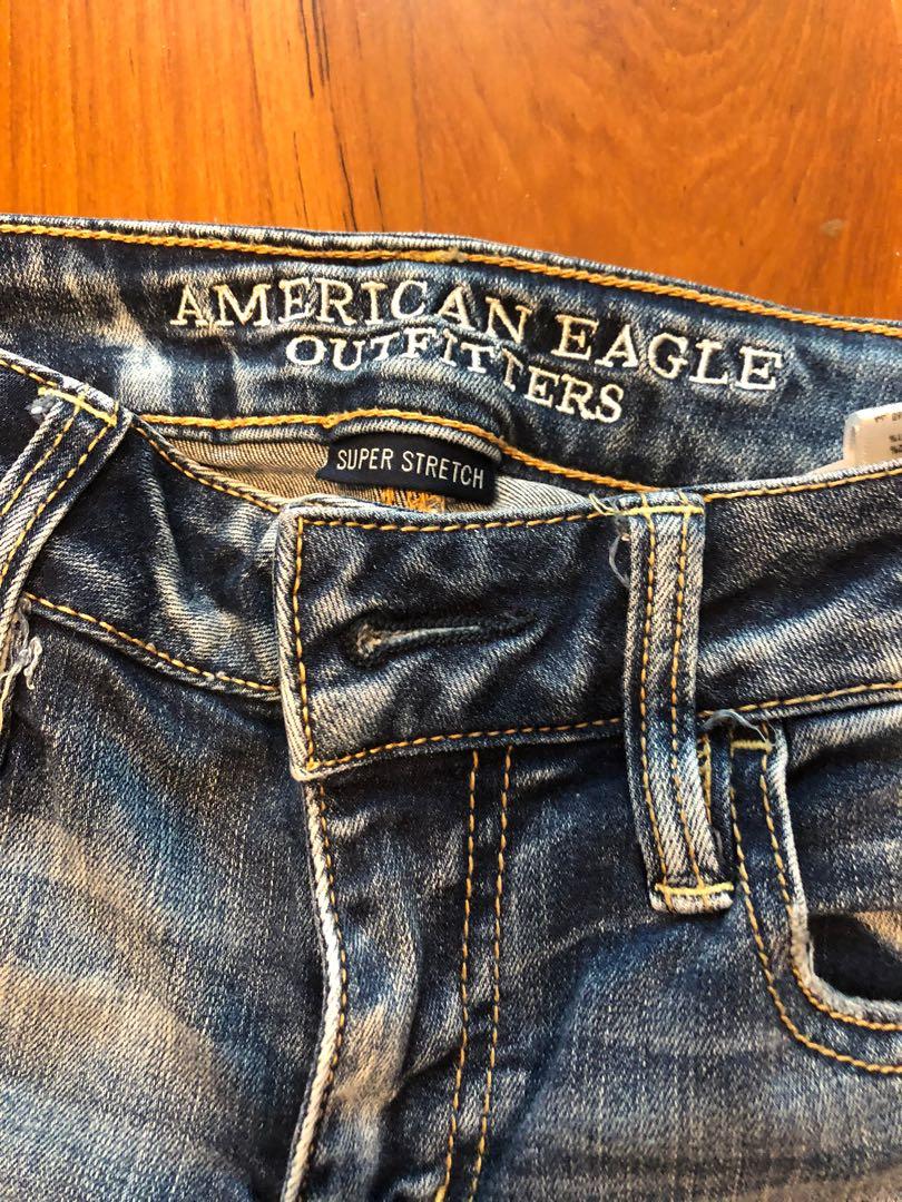 American Eagle Ripped Jeans, Women's Fashion, Bottoms, Jeans