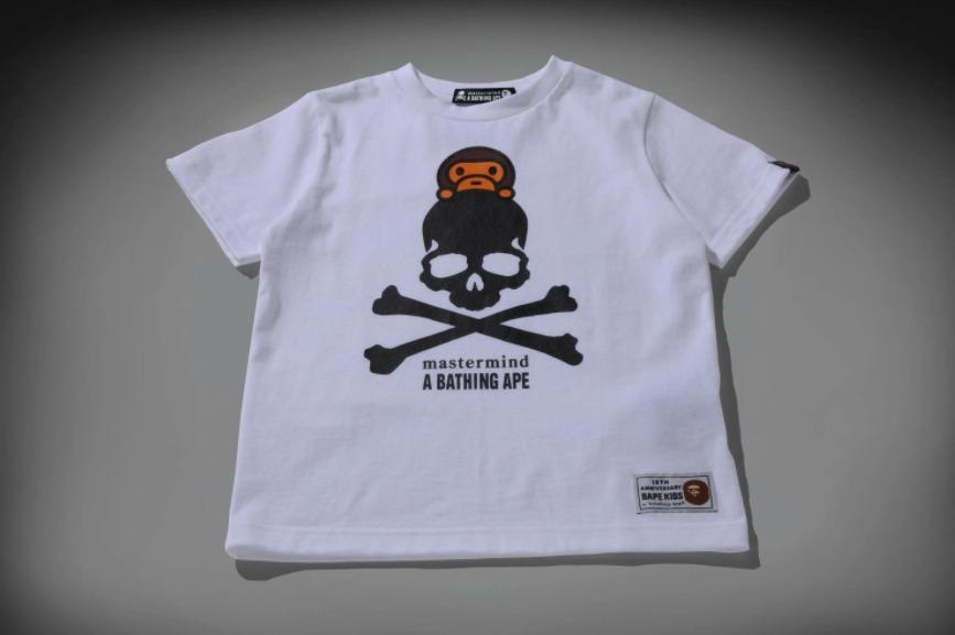 BAPE KIDS 15TH ANNIVERSARY X mastermind BABY MILO TEE, Men's ...