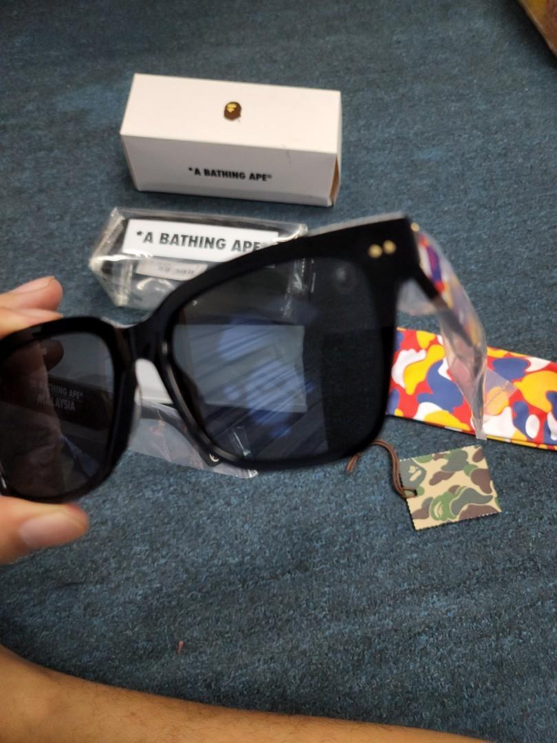 Bape Malaysia Camo KLCC Sunglasses Spectacles Ape, Men's Fashion