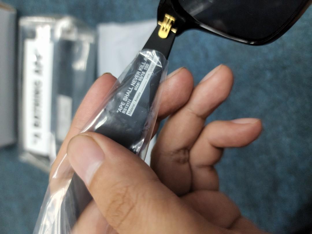 Bape Malaysia Camo KLCC Sunglasses Spectacles Ape, Men's Fashion