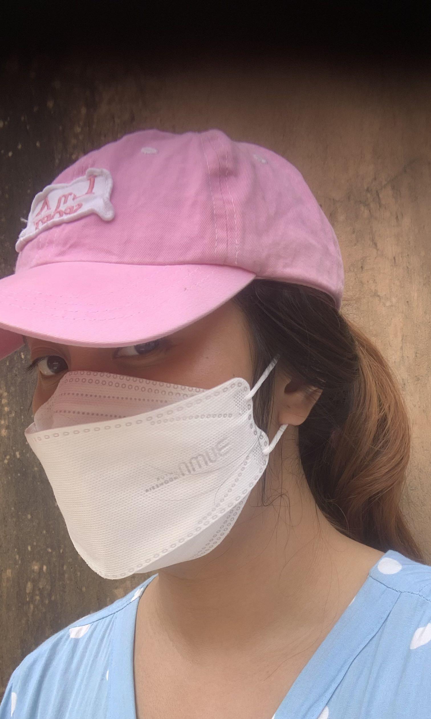 Baseball Cap topi pink wanita cewe 