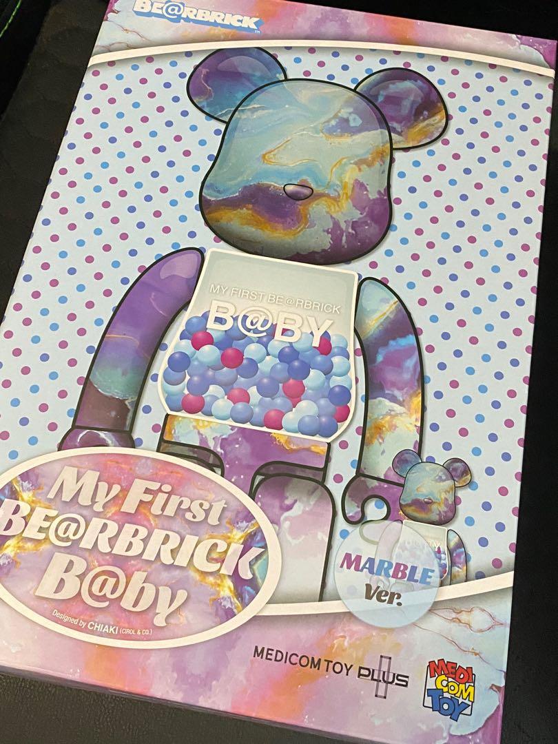 Bearbrick My first baby marble 雲石baby 100% 400%, 興趣及遊戲