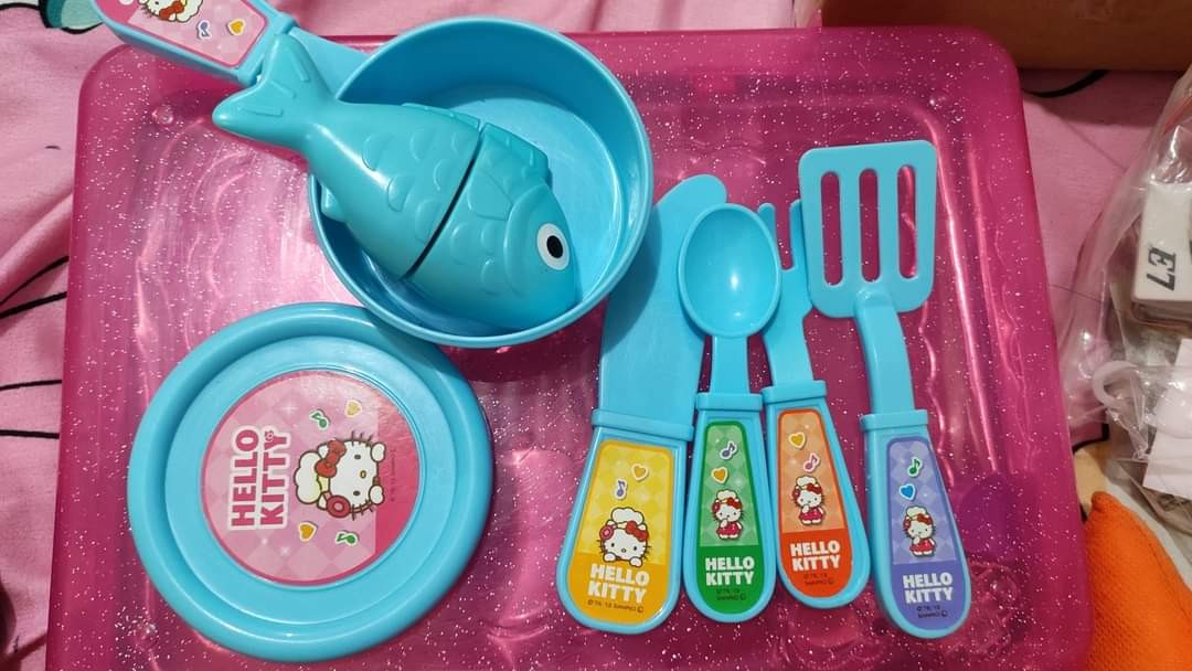 Blue kitchen set bundle, Hobbies & Toys, Toys & Games on Carousell